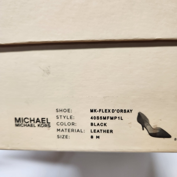 Michael kors Flexed D'orsay black leather pump - Picture 8 of 11